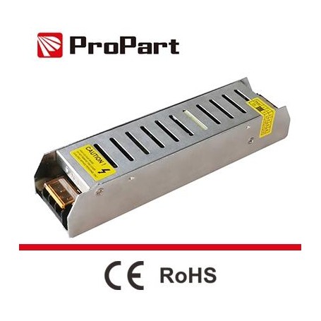 Alimentatore LED Metallico Scatolato Slim ProPart IP20 24V 100W 4.16A