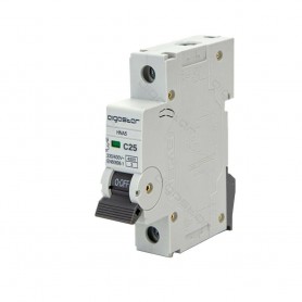 Interruttore Automatico Modulare Magnetotermico 1P 25A Curva C Aigostar