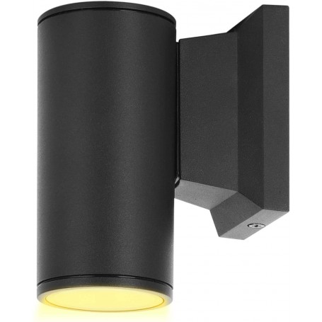 Lampada Da Muro Applique Da Giardino Lanterna Attacco GU10 IP65 Nero Aigostar