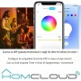 Homcloud Lampadina Wi-FI RGB+BIANCO CALDO E14 G45 dimmerabile