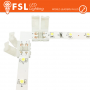 Connettore Rapido a L per Strip LED monocolore 10mm FSL