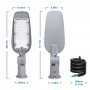 Armatura Stradale Lampione Led 50W Aigostar IP65 Bianco Freddo 6500K