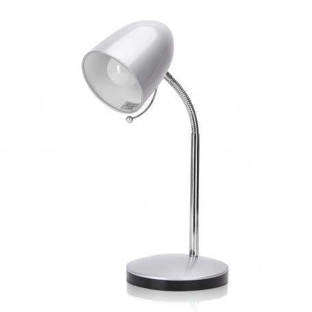 Lampada Da Tavolo Aigostar Flex per lampadine E27 Silver