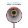 Lampada Da Tavolo Rossa Per Lampadine Led E27 Con Clip Aigostar