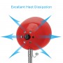 Lampada Da Tavolo Rossa Per Lampadine Led E27 Con Clip Aigostar