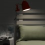 Lampada Da Tavolo Rossa Per Lampadine Led E27 Con Clip Aigostar