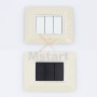 Placca Compatibile Vimar Eikon Avorio 3, 4, 7 Posti