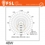 FSL Pannello LED 30x120cm Luce Naturale 4000K 48W 3700LM CRI80