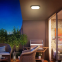 Plafoniera LED Ovale Nera 15W Luce Calda 3000K 55*100*200 IP54
