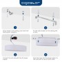 Plafoniera Led 18W Bianca Applique Rotondo Luce Neutro 4000K