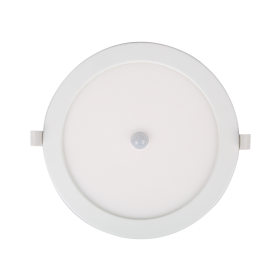 Faretto Led Rotondo 24W con Sensore Di Movimento 3000k Luce Calda Faretto Led Rotondo 24W con Sensore Di Movimento 3000k Luce Calda