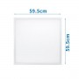 Pannello LED a Soffitto Plafoniera 50W 4000K Luce Naturale 600x600x9mm