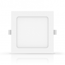 Faretto Led Da Incasso Quadrato 6W 3000k Retroilluminato Foro 95-100mm