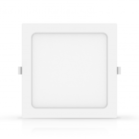 Faretto Led Da Incasso Quadrato 15W 3000K Retroilluminato Foro 140-150mm