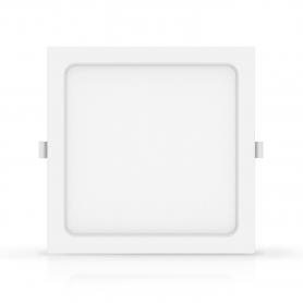 Faretto Led Da Incasso Quadrato 20W 3000K Retroilluminato Foro 190-200mm