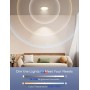 Aigostar Faretto LED da Incasso Intelligenti Wifi 9W Alexa Google Dimmerabile