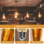 Lampadina LED Filamento ST64 8W E27 2200K Luce Calda