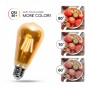 Lampadina LED Filamento ST64 8W E27 2200K Luce Calda