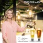 Lampadina LED Filamento ST64 8W E27 2200K Luce Calda