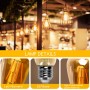Lampadina LED Filamento ST64 8W E27 2200K Luce Calda