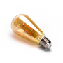 Lampadina LED Filamento ST64 8W E27 2200K Luce Calda