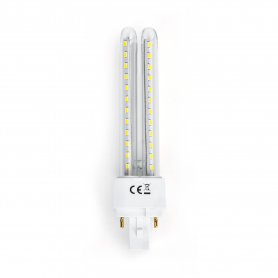 Lampadina Led PLC G24 11W 2U Bianco Naturale 4000K