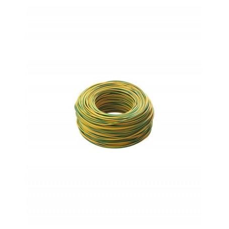 Cavo Cordina Unipolare CPR FS17 4 mmq Giallo Verde 100MT