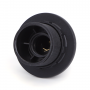 Portalampada E14 Nero 250V in Plastica Con Anello