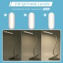 Aigostar Lampada da Tavolo LED clip 2,5W 4000K 160lm Dimmerabile Bianca