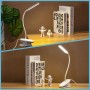 Aigostar Lampada da Tavolo LED clip 2,5W 4000K 160lm Dimmerabile Bianca