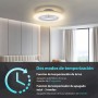 Plafoniera Led Con Ventilatore Da Soffitto 40W Luce CCT 3000-6500K