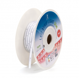 Striscia Led ARIEL 220V 2835 IP65 7W Al Metro Luce Rossa 120 Led/mt