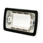 Placca Copertura Stagna Idrobox 3 Moduli Nera IP55 Compatibile Con Vimar Plana
