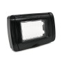 Placca Copertura Stagna Idrobox 3 Moduli Nera IP55 Compatibile Con Vimar Plana