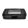 Placca Idrobox IP55 3 Posti Nera Compatibile Bticino Matix