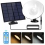 Lampada Applique Led Solare CCT 50W Cavo 3mt 6500K IP65 Con Telecomando