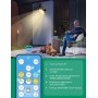 Lampada Applique Led Solare CCT 50W Cavo 3mt 6500K IP65 Con Telecomando