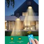 Lampada Applique Led Solare CCT 50W Cavo 3mt 6500K IP65 Con Telecomando