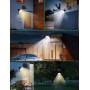 Lampada Applique Led Solare CCT 50W Cavo 3mt 6500K IP65 Con Telecomando
