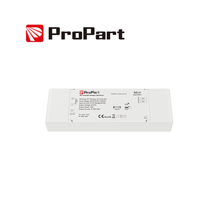 Alimentatore Dimmerabile 1CH 75W 24V RF Wireless - Push Dimmer