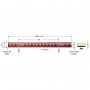 Striscia Led 2835 220V serie DUEVENTI 17W/MT IP65 Luce Naturale 4000K