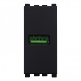 Presa USB Singola 2.1A Compatibile Vimar Arkè Ettroit