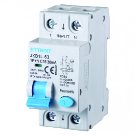 Ettroit Magnetotermico Differenziale 1P+N 16A 30mA 220V-6KA CLASSE A JX271664