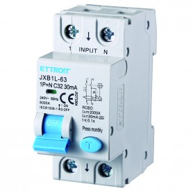 Ettroit Magnetotermico Differenziale 1P+N 32A 30mA 220V-6KA CLASSE A JX273264