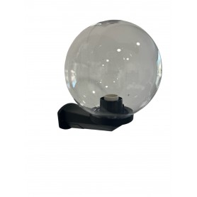 Lampada Applique Sfera a Parete Da Esterno IP44 E27 Trasparente D.250mm