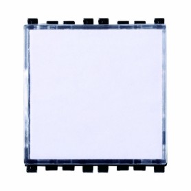 Pulsante 2P Portanome Compatibile Vimar Arkè Bianco Ettroit
