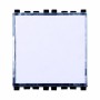 Pulsante 2P Portanome Compatibile Vimar Arkè Bianco Ettroit