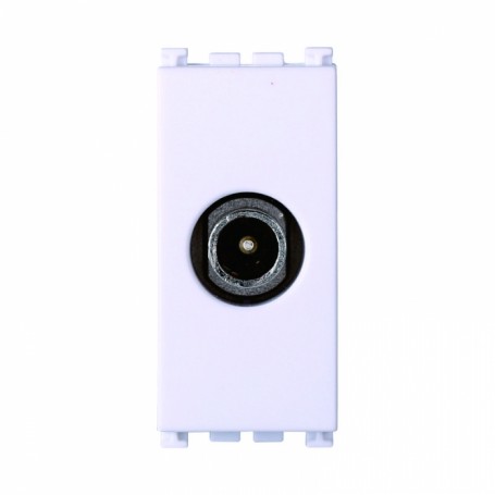 Presa TV Maschio Terminale Compatibile Vimar Arkè Bianco Ettroit