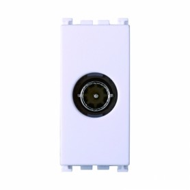 Connettore Tv Maschio Passante Compatibile Vimar Arkè Bianco Ettroit