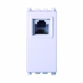Connettore Rj11 Telefono Compatibile Vimar Arkè Bianco Ettroit